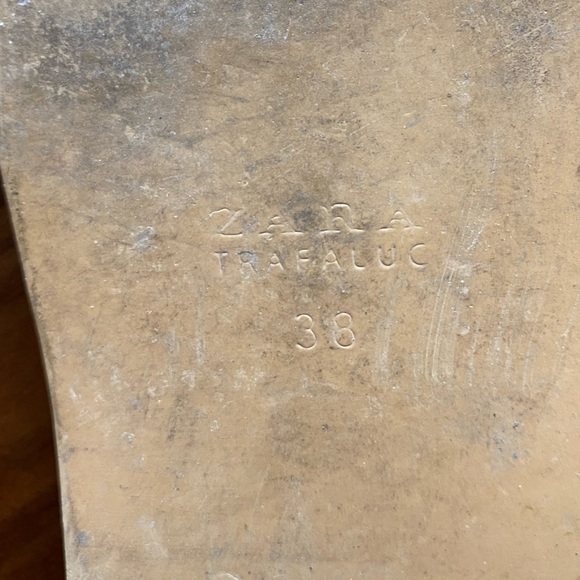 Zara Slip-On Leather Flats - Picture 3 of 4